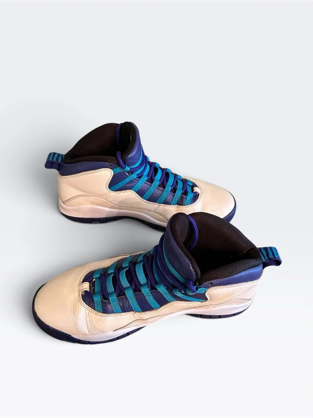 Air Jordan 10 Retro 'Charlotte' (2016) High-Top Sneakers| Size 11.5